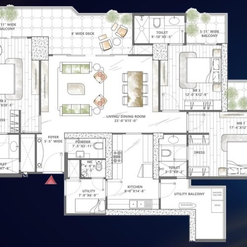 smart-world-sky-arc-sector-69-gurgaon-floor-plan-3.5-bhk